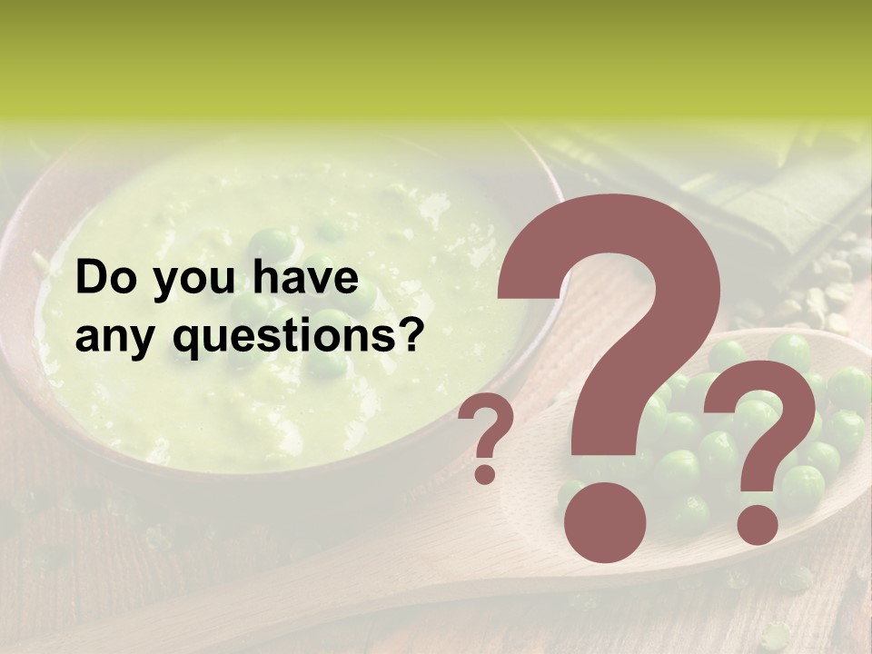 Soup Bowl Dinner PowerPoint Template