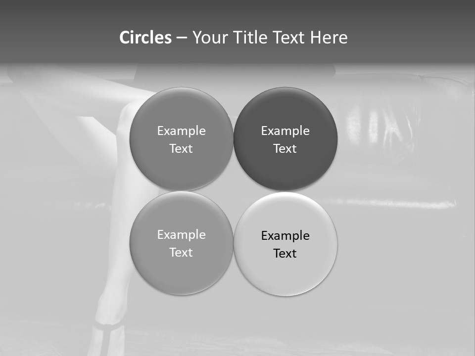 Look Cute Womanliness PowerPoint Template