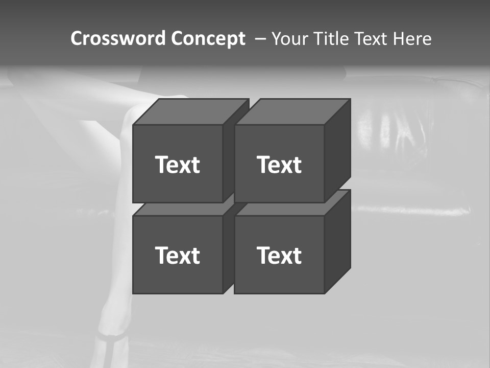 Look Cute Womanliness PowerPoint Template
