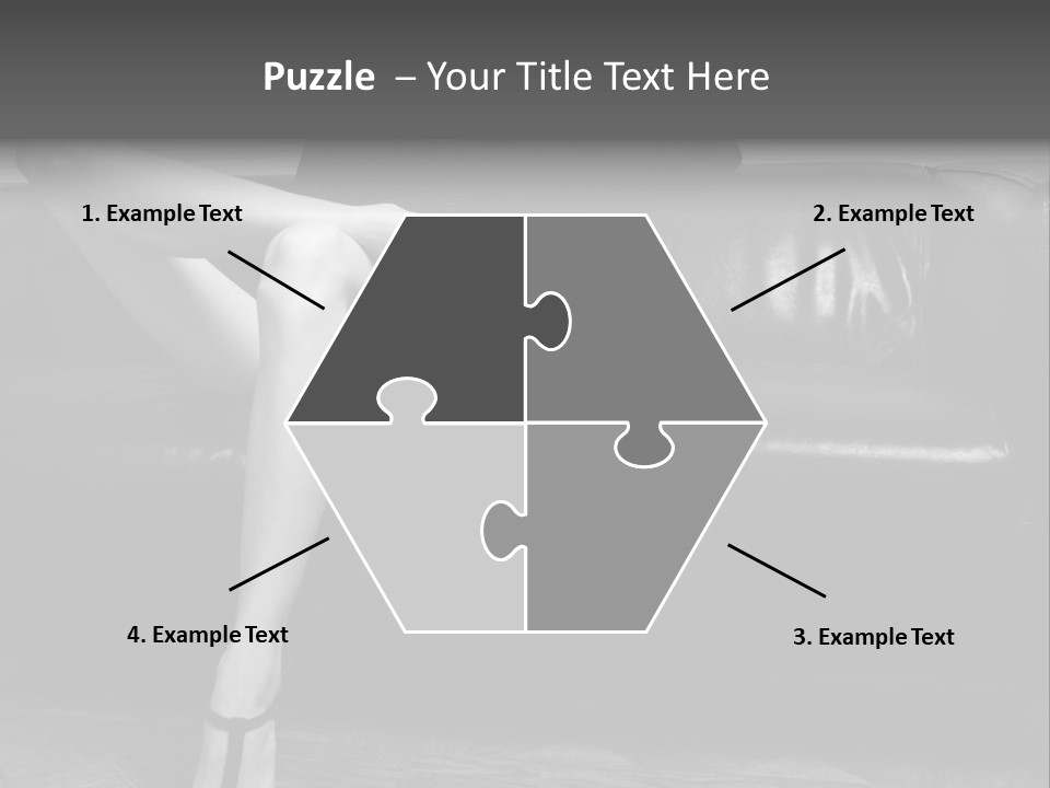 Look Cute Womanliness PowerPoint Template