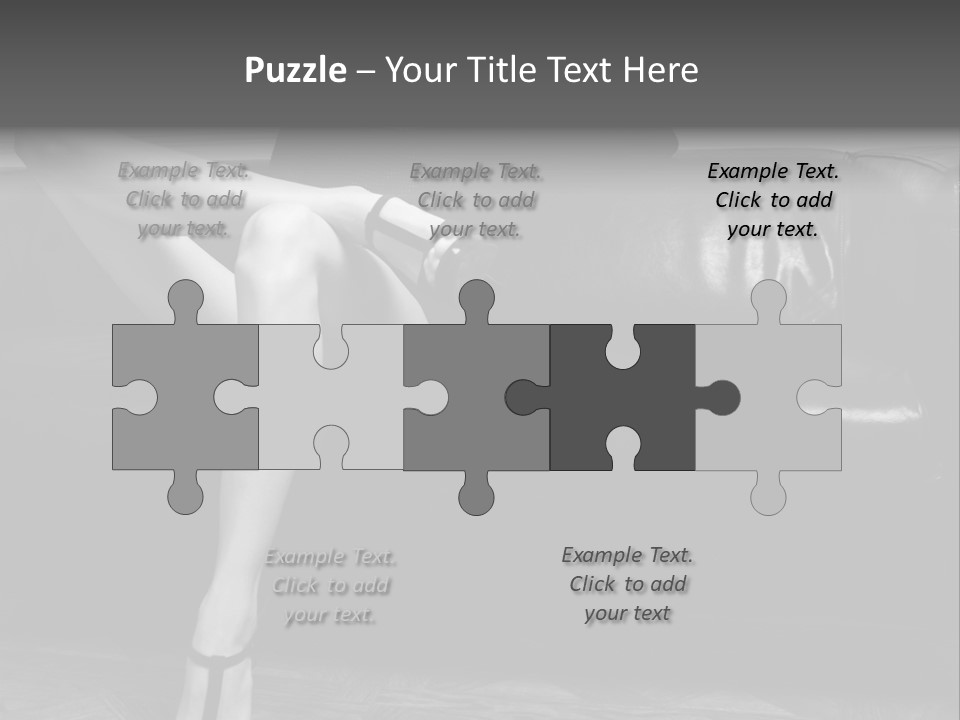 Look Cute Womanliness PowerPoint Template