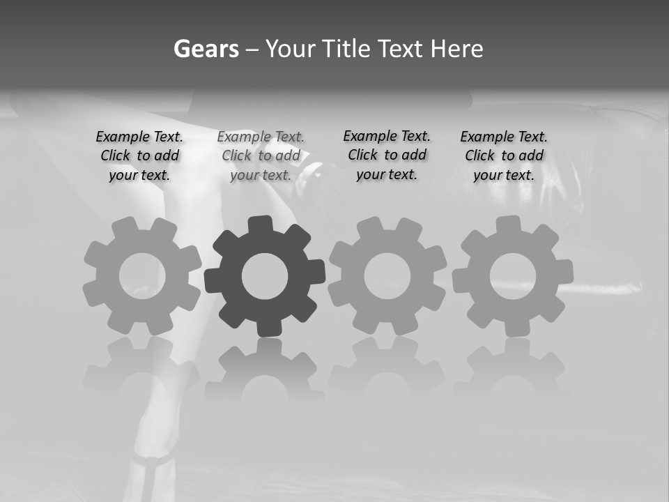 Look Cute Womanliness PowerPoint Template