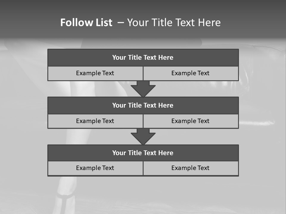 Look Cute Womanliness PowerPoint Template