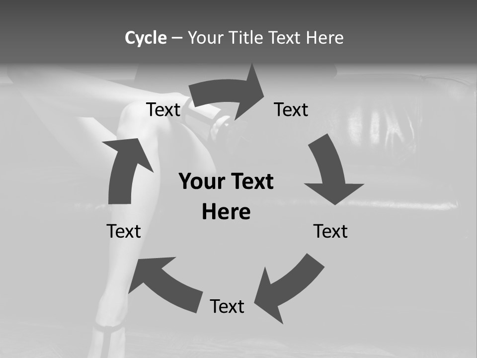 Look Cute Womanliness PowerPoint Template