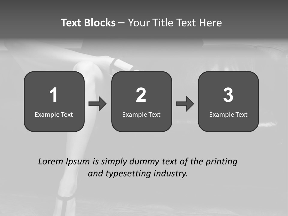 Look Cute Womanliness PowerPoint Template