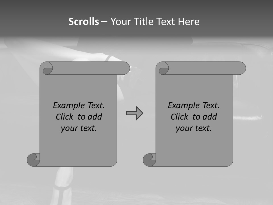 Look Cute Womanliness PowerPoint Template