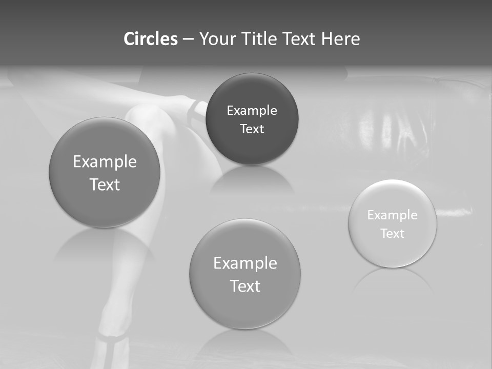 Look Cute Womanliness PowerPoint Template