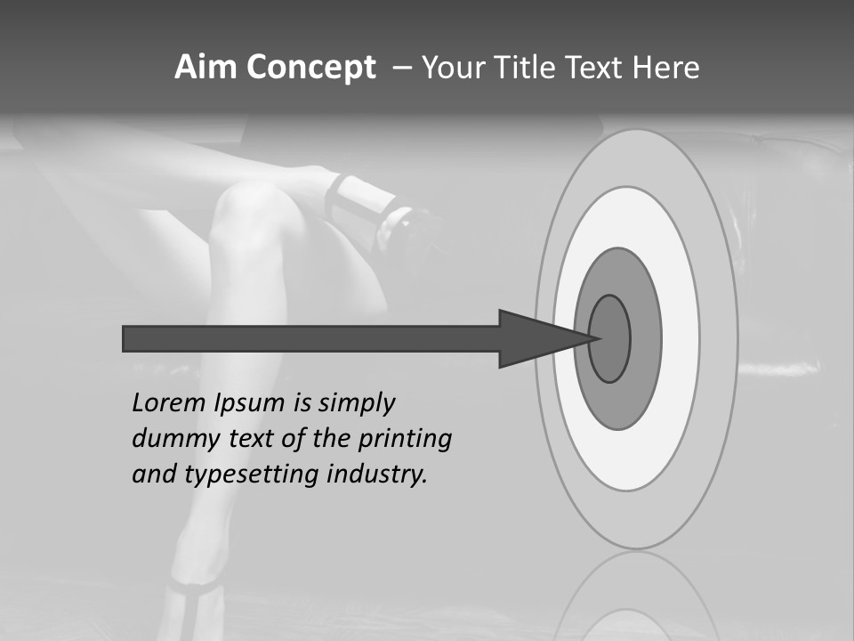 Look Cute Womanliness PowerPoint Template