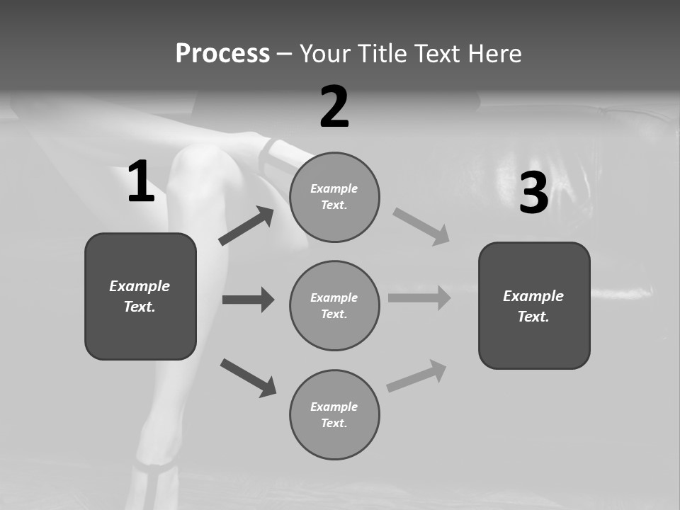 Look Cute Womanliness PowerPoint Template