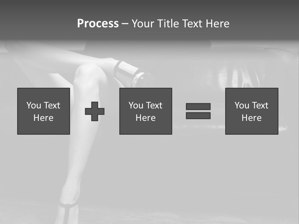 Look Cute Womanliness PowerPoint Template