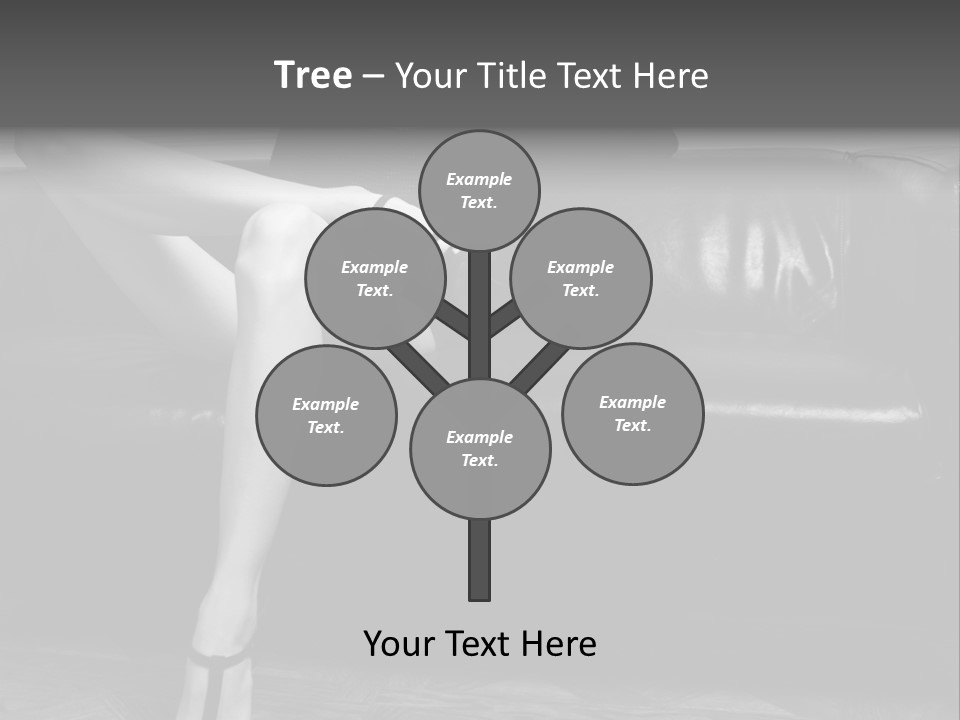 Look Cute Womanliness PowerPoint Template