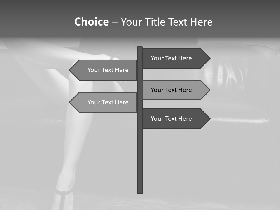 Look Cute Womanliness PowerPoint Template