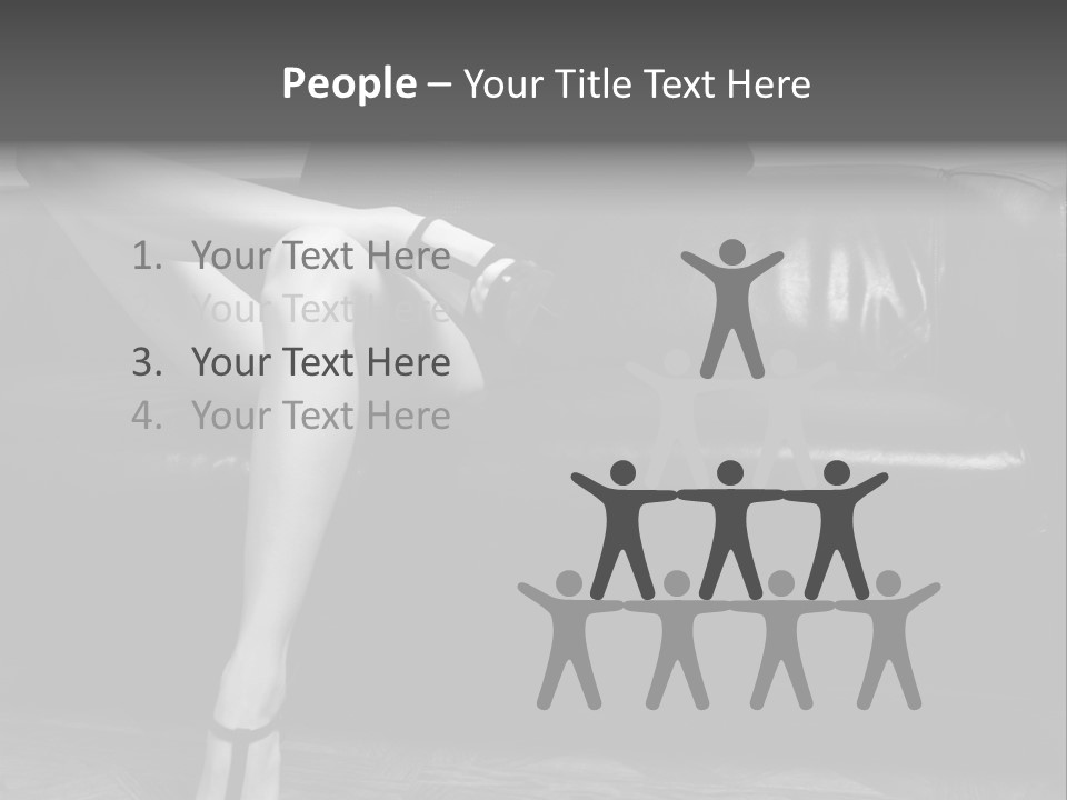 Look Cute Womanliness PowerPoint Template