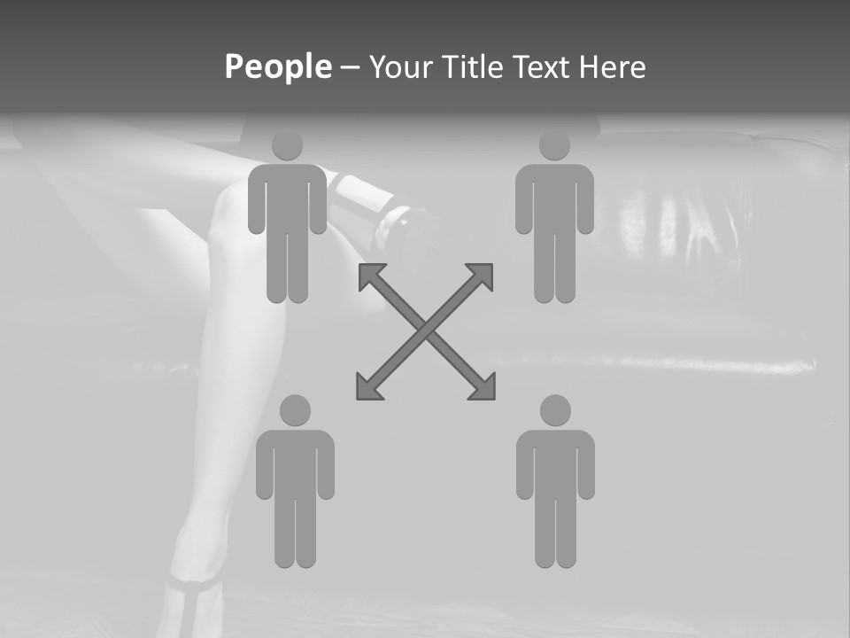 Look Cute Womanliness PowerPoint Template