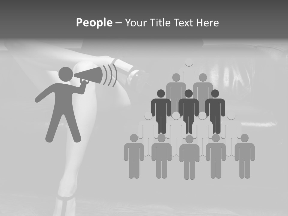 Look Cute Womanliness PowerPoint Template