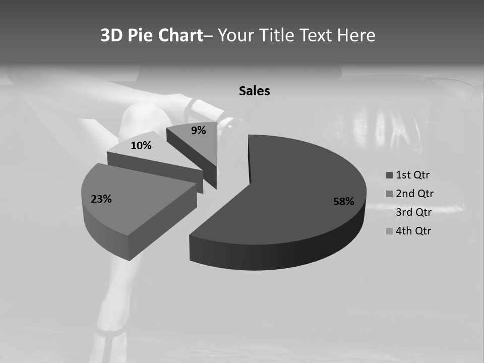 Look Cute Womanliness PowerPoint Template