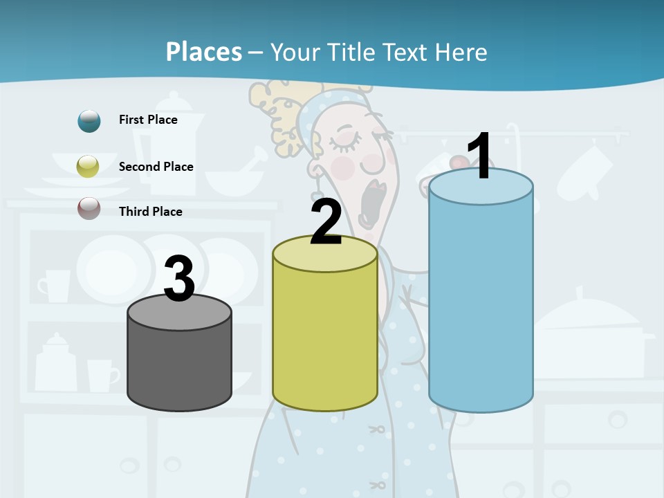 A Woman Holding A Piece Of Cake In Her Hand PowerPoint Template