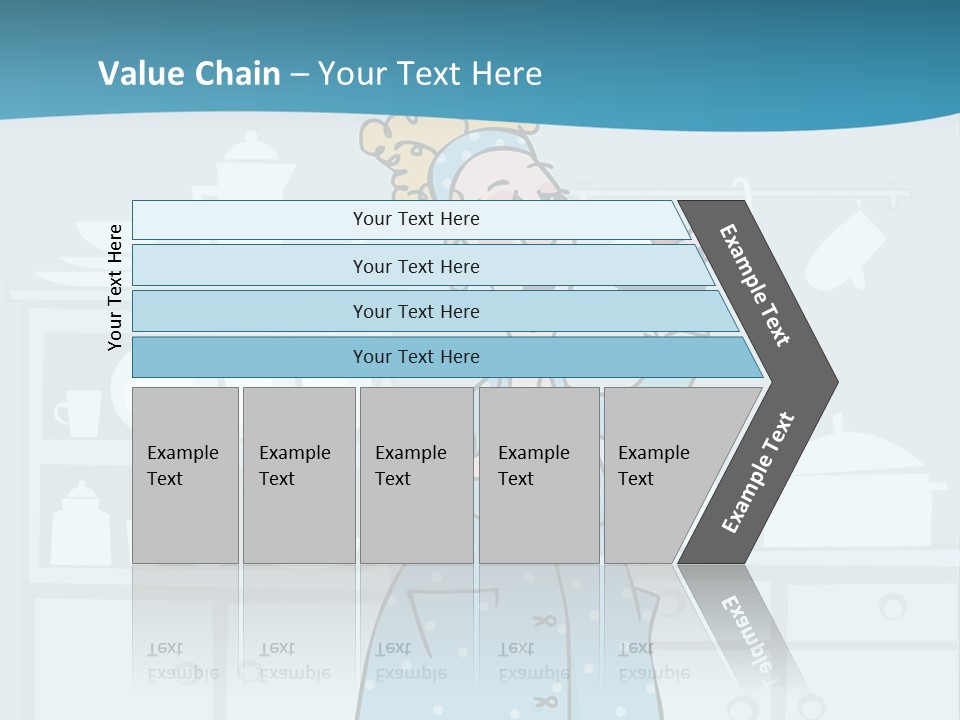 A Woman Holding A Piece Of Cake In Her Hand PowerPoint Template