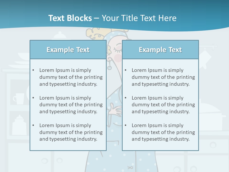 A Woman Holding A Piece Of Cake In Her Hand PowerPoint Template