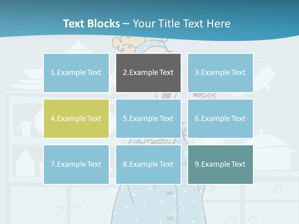 A Woman Holding A Piece Of Cake In Her Hand PowerPoint Template