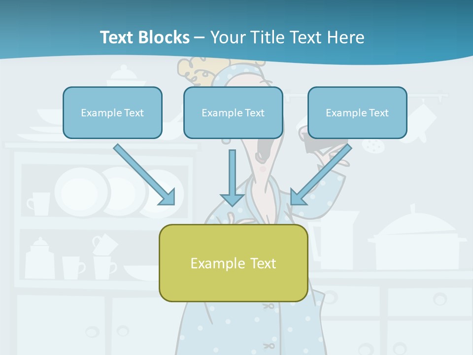 A Woman Holding A Piece Of Cake In Her Hand PowerPoint Template