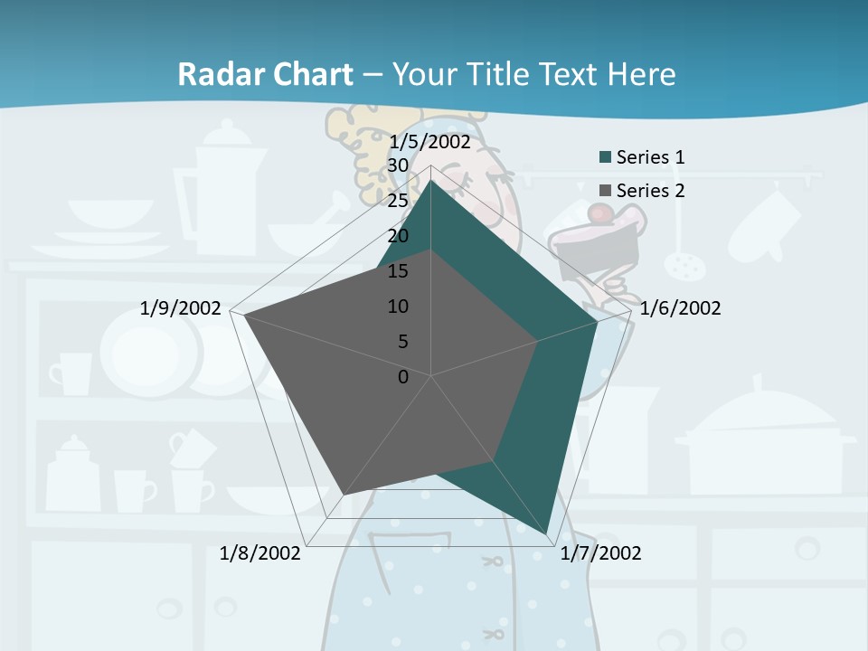 A Woman Holding A Piece Of Cake In Her Hand PowerPoint Template