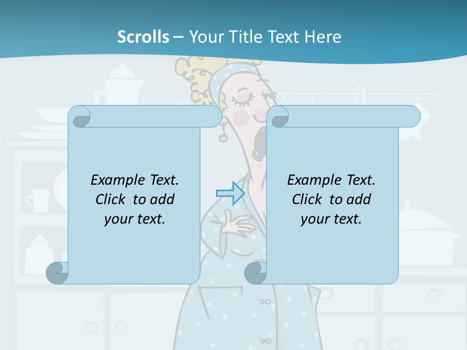 A Woman Holding A Piece Of Cake In Her Hand PowerPoint Template