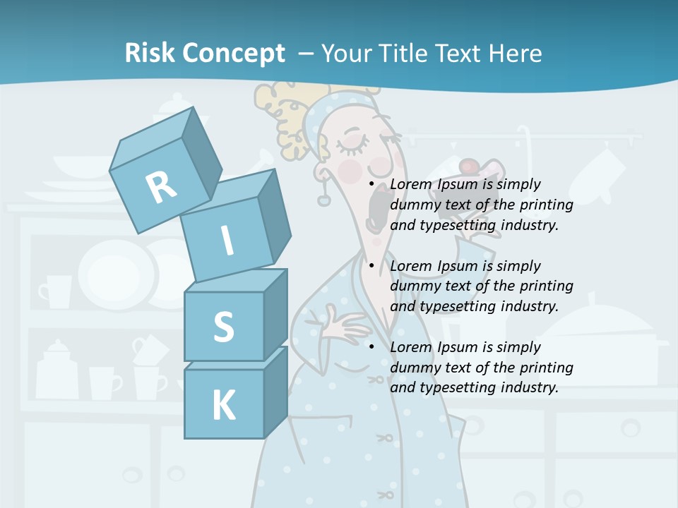 A Woman Holding A Piece Of Cake In Her Hand PowerPoint Template