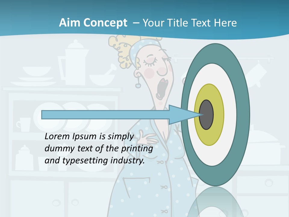 A Woman Holding A Piece Of Cake In Her Hand PowerPoint Template