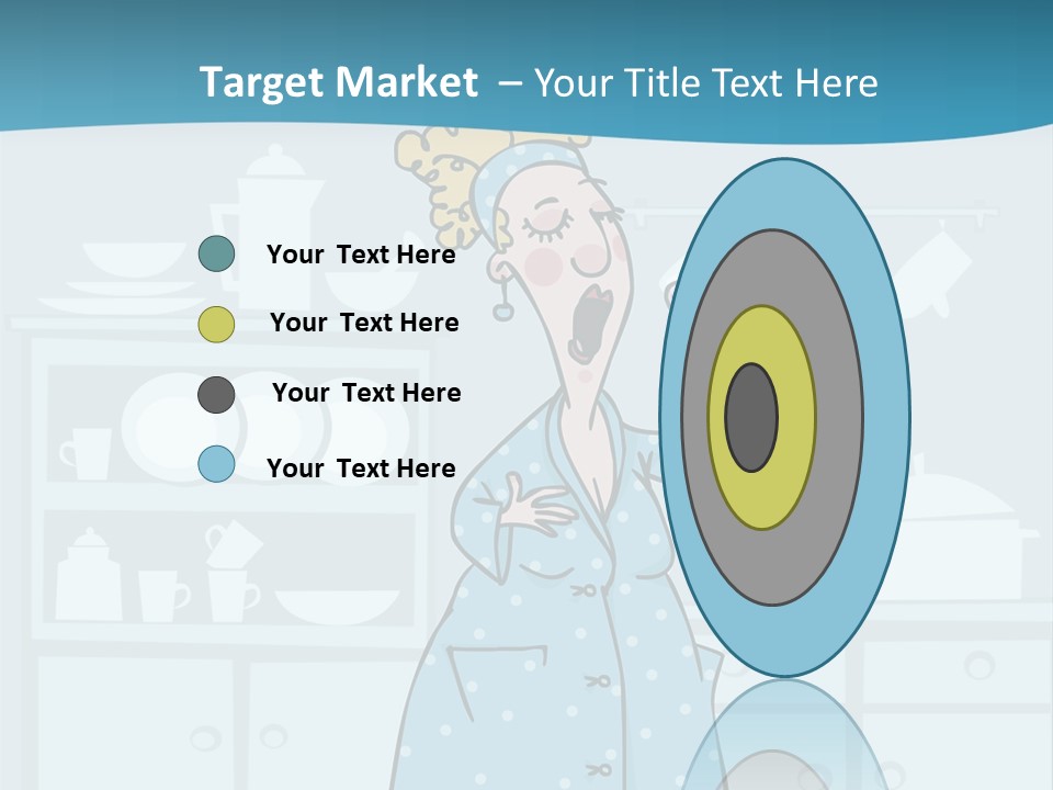 A Woman Holding A Piece Of Cake In Her Hand PowerPoint Template