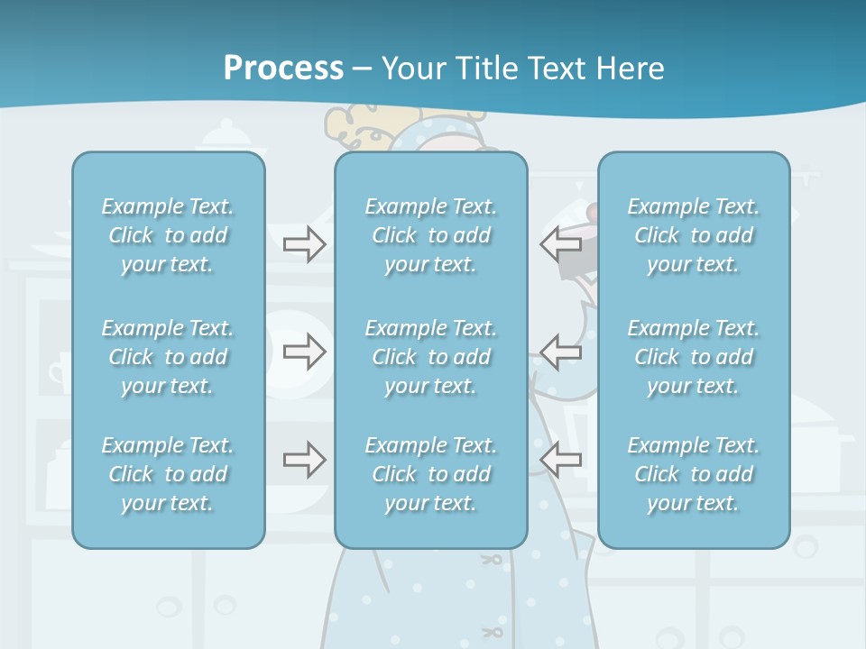 A Woman Holding A Piece Of Cake In Her Hand PowerPoint Template