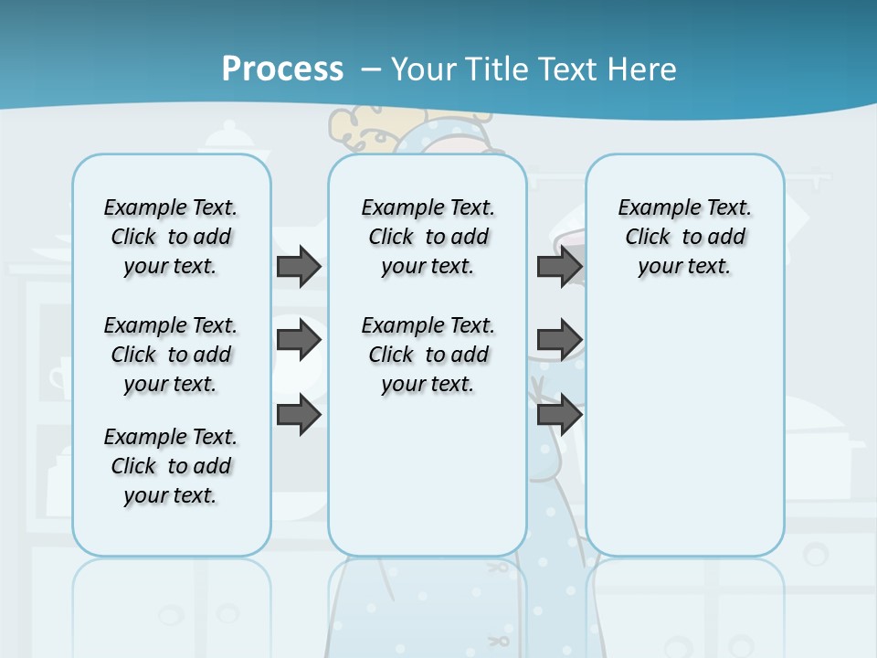 A Woman Holding A Piece Of Cake In Her Hand PowerPoint Template