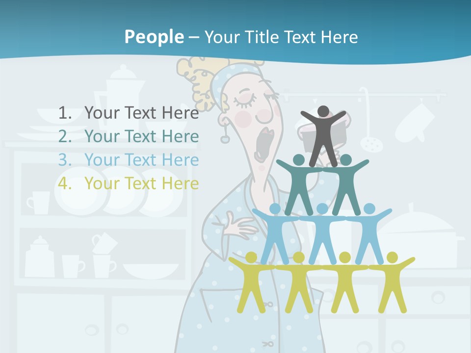 A Woman Holding A Piece Of Cake In Her Hand PowerPoint Template