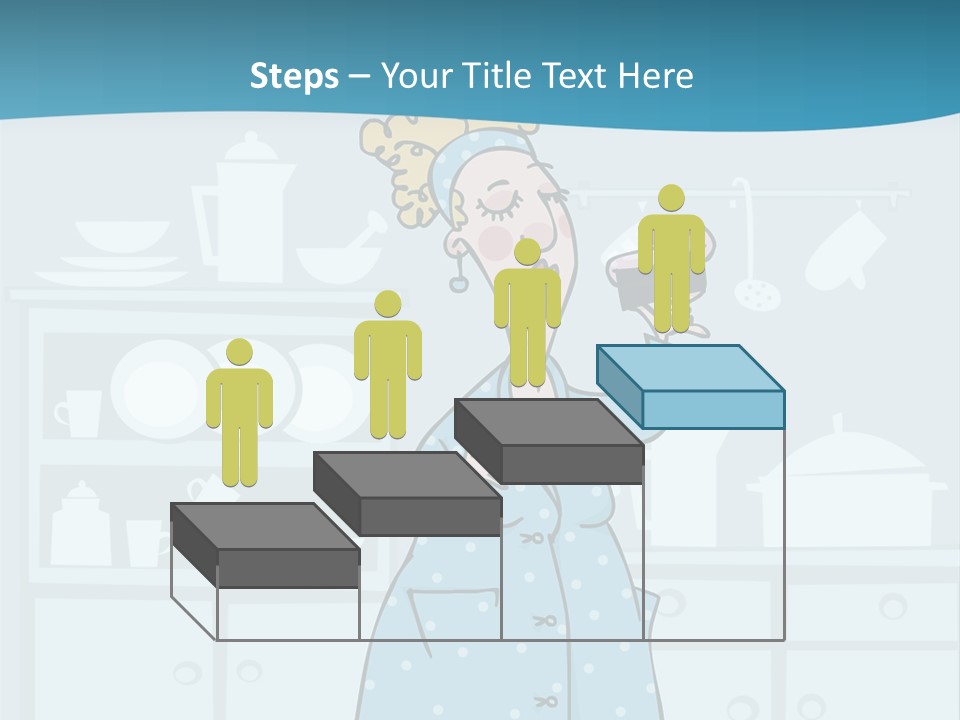A Woman Holding A Piece Of Cake In Her Hand PowerPoint Template