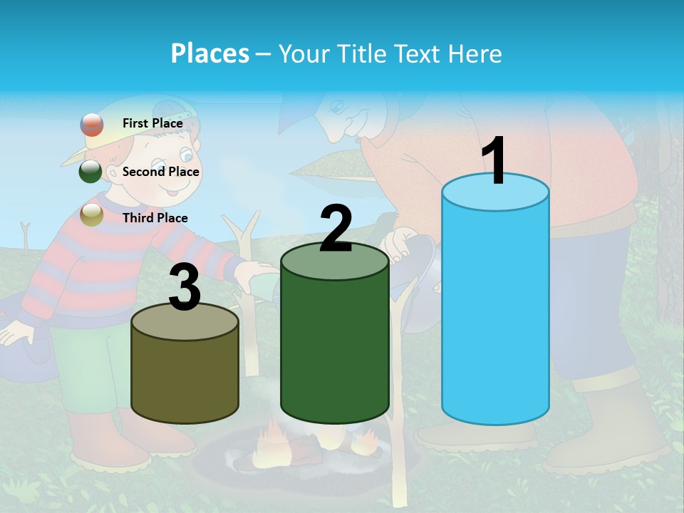 Wireless Partners Workteam PowerPoint Template