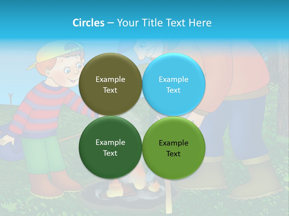 Wireless Partners Workteam PowerPoint Template