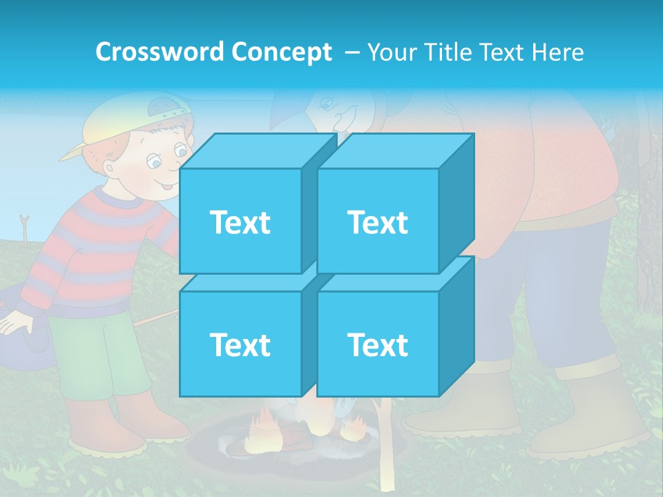 Wireless Partners Workteam PowerPoint Template