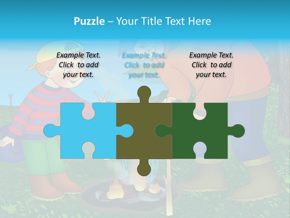Wireless Partners Workteam PowerPoint Template