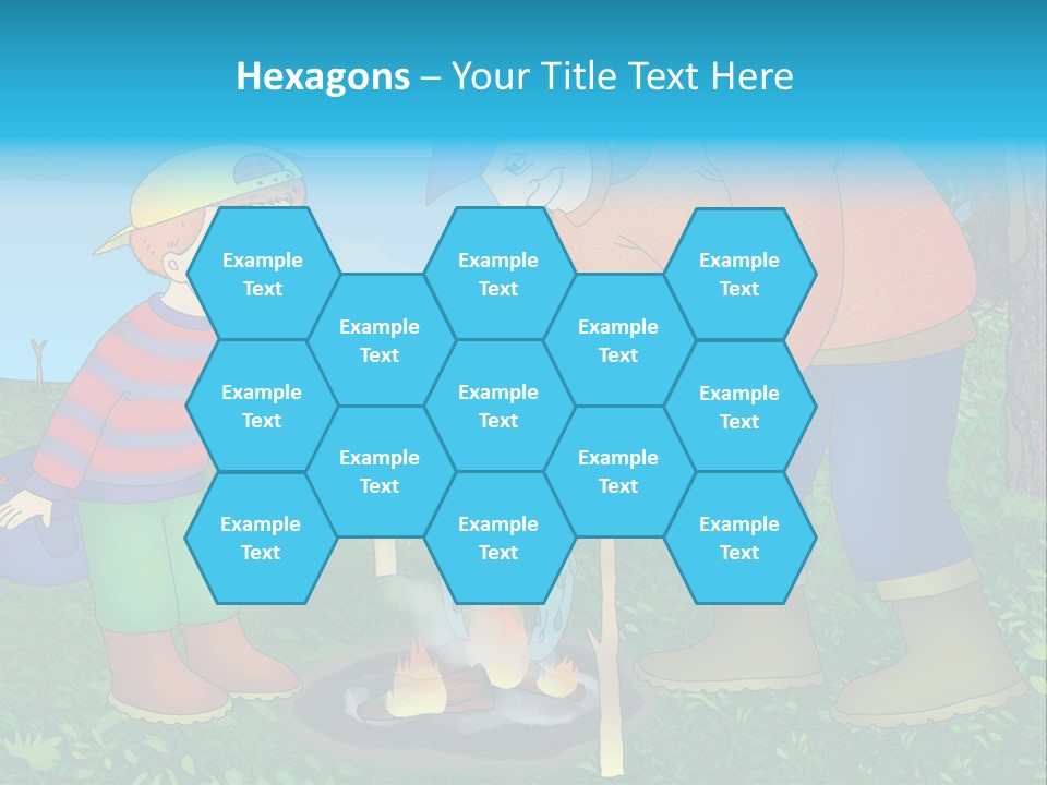 Wireless Partners Workteam PowerPoint Template