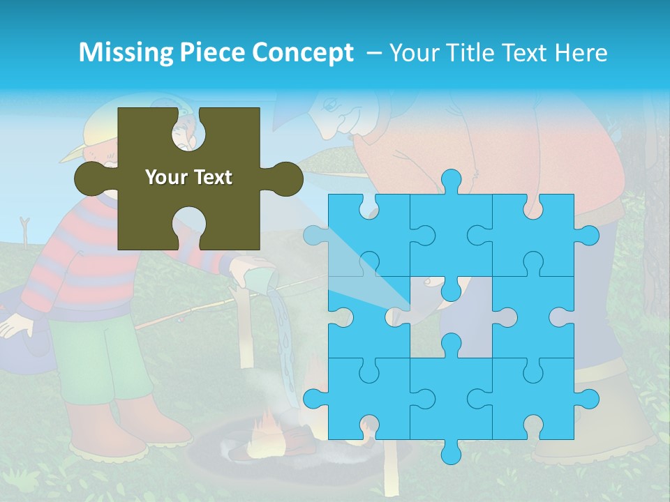 Wireless Partners Workteam PowerPoint Template