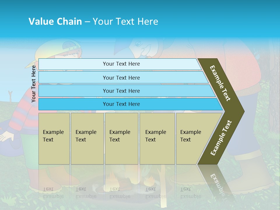 Wireless Partners Workteam PowerPoint Template