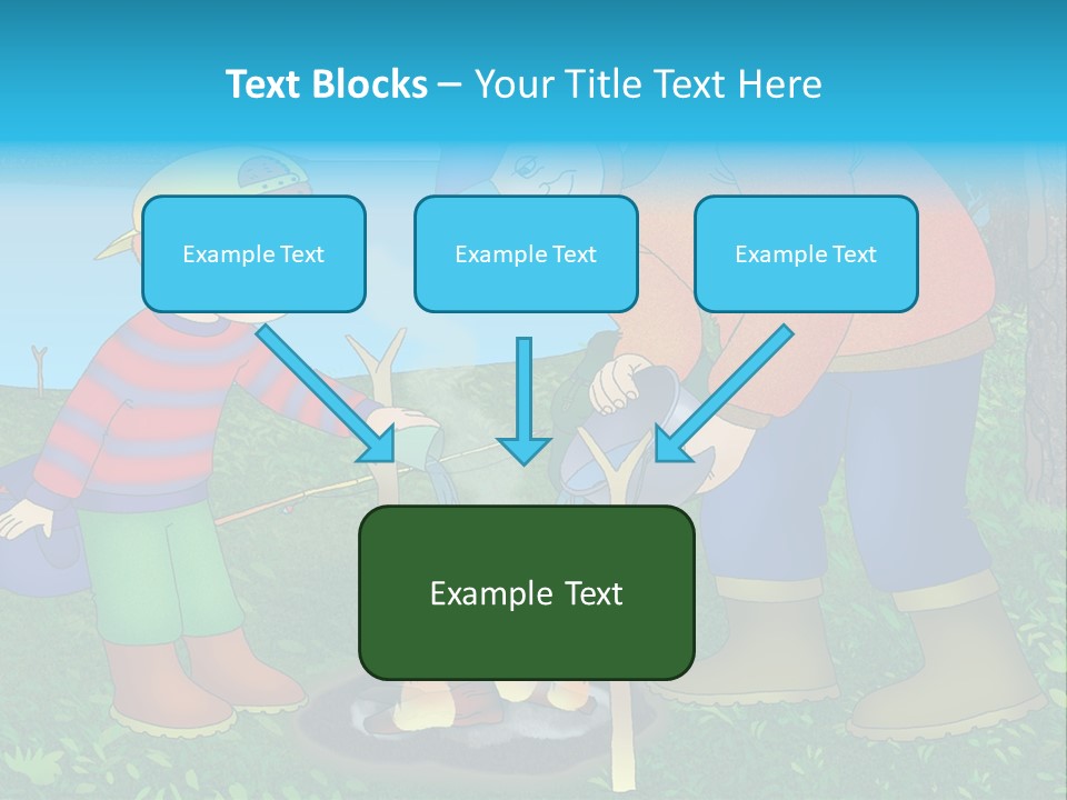 Wireless Partners Workteam PowerPoint Template