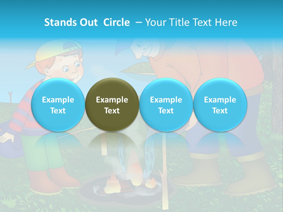 Wireless Partners Workteam PowerPoint Template