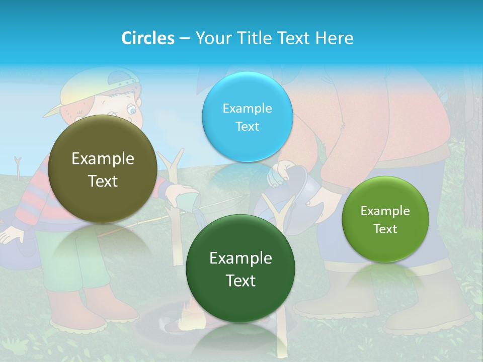 Wireless Partners Workteam PowerPoint Template