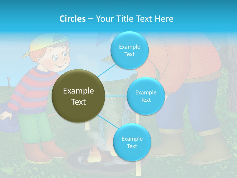 Wireless Partners Workteam PowerPoint Template