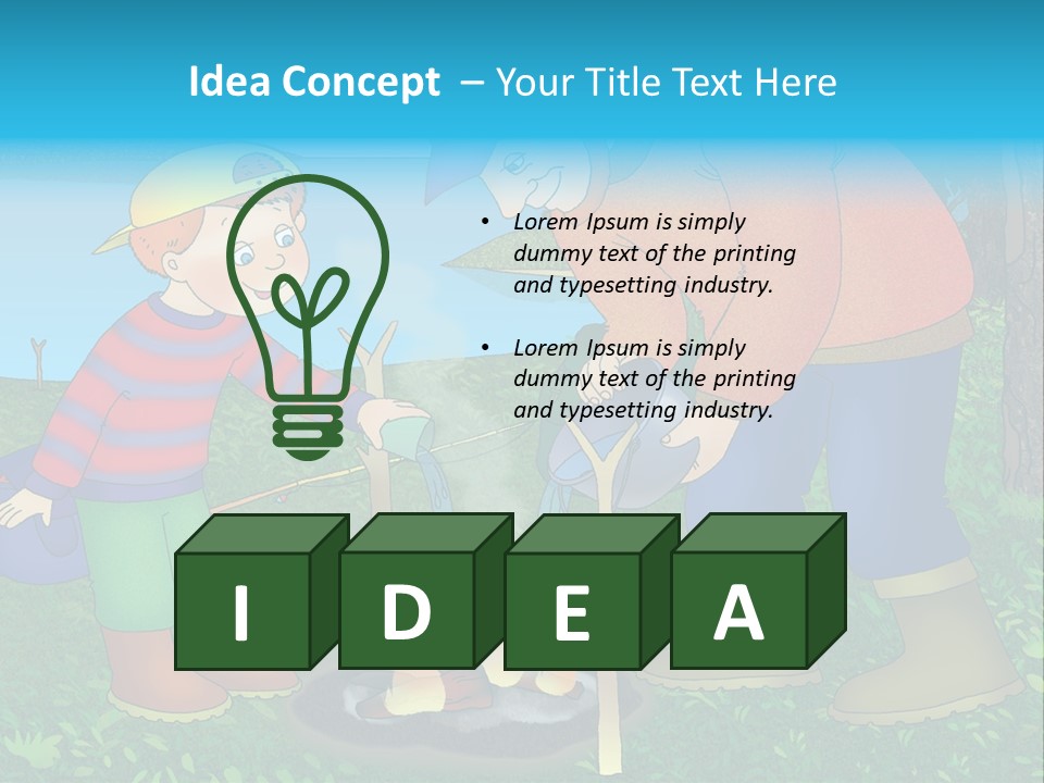 Wireless Partners Workteam PowerPoint Template