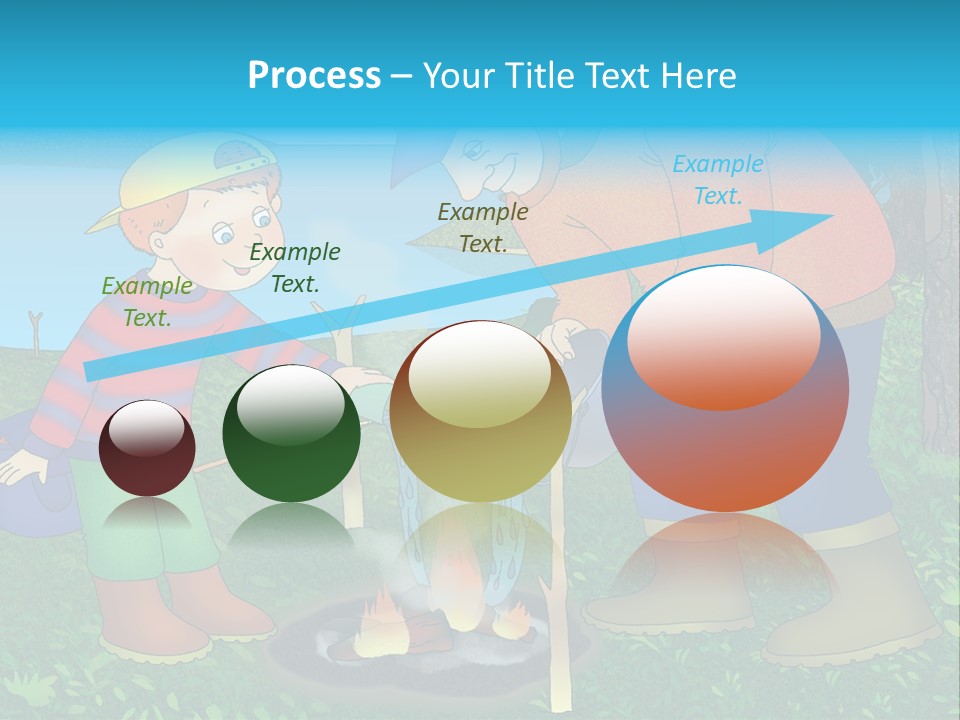 Wireless Partners Workteam PowerPoint Template