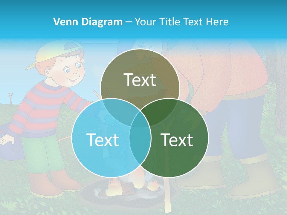 Wireless Partners Workteam PowerPoint Template