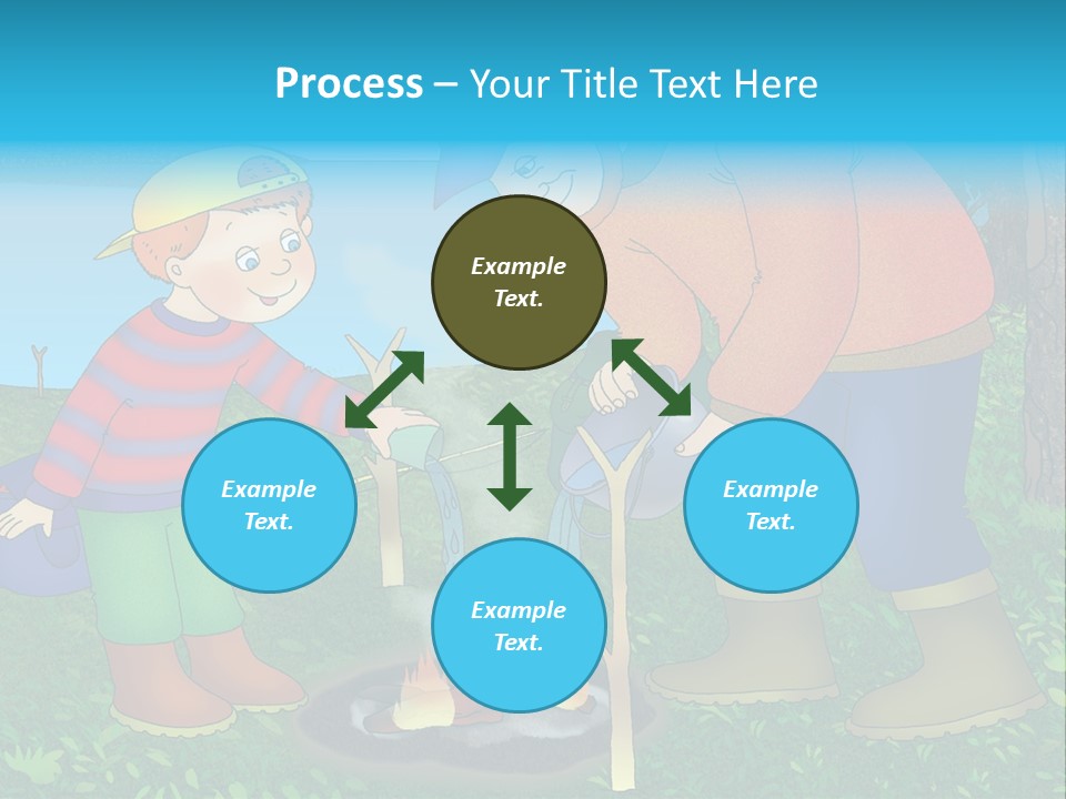 Wireless Partners Workteam PowerPoint Template