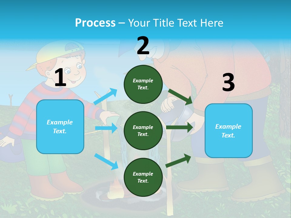 Wireless Partners Workteam PowerPoint Template